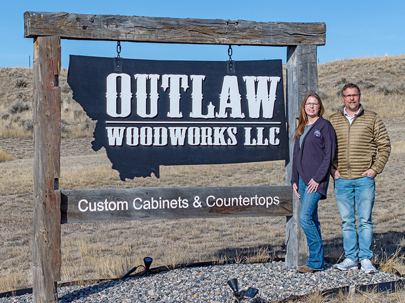 Jeff And Katie Langford Outlaw Woodworks Three Forks Mt Jeff And Katie Langford Outlaw Woodworks Three Forks Mt